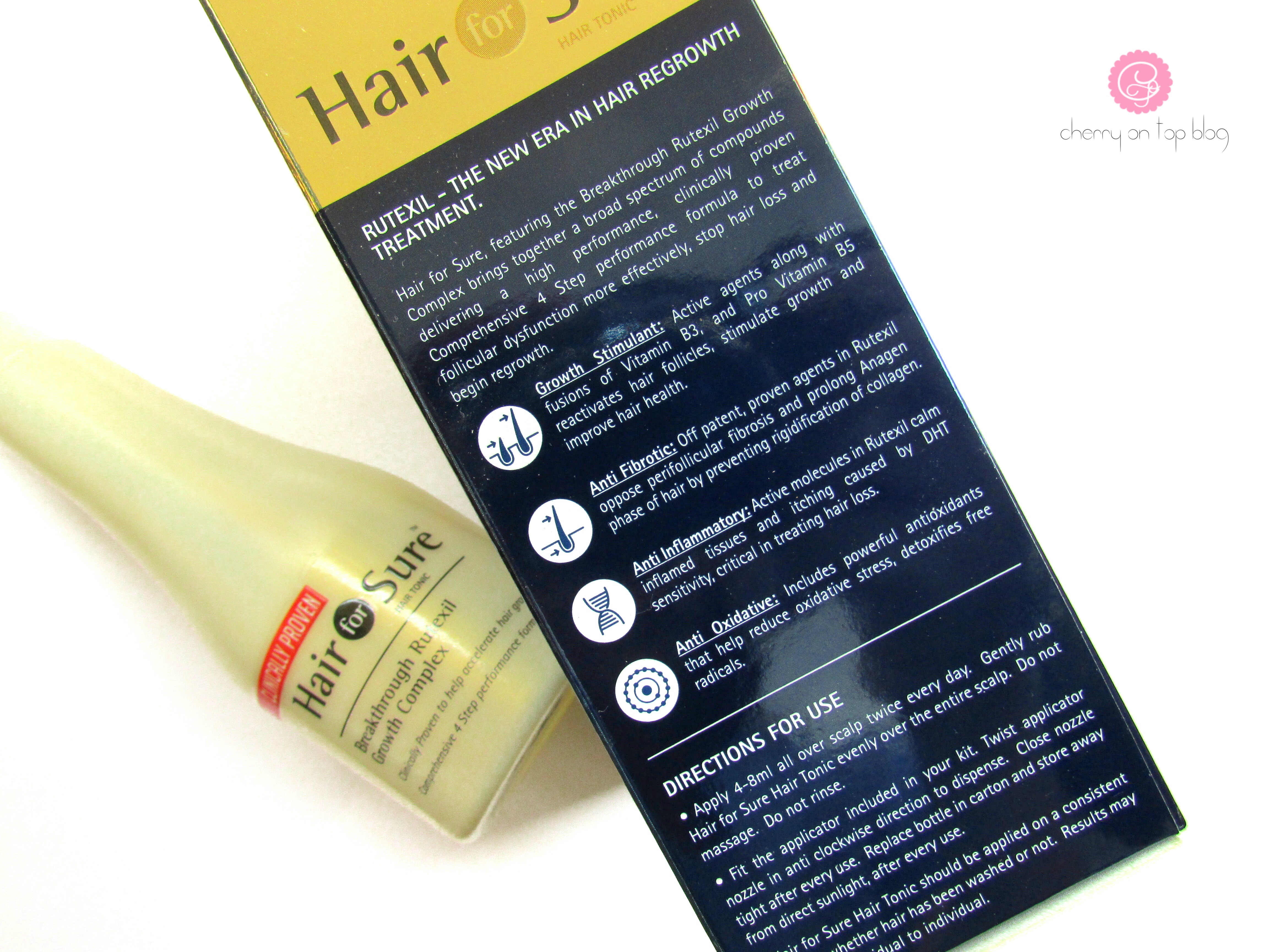 Hair for Sure Hair Regrowth Treatment Review | cherryontopblog.com