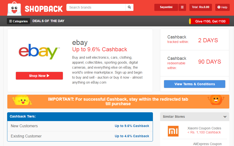 ShopBack- Deals. Discounts & Cashbacks Website Review| cherryontopblog.com