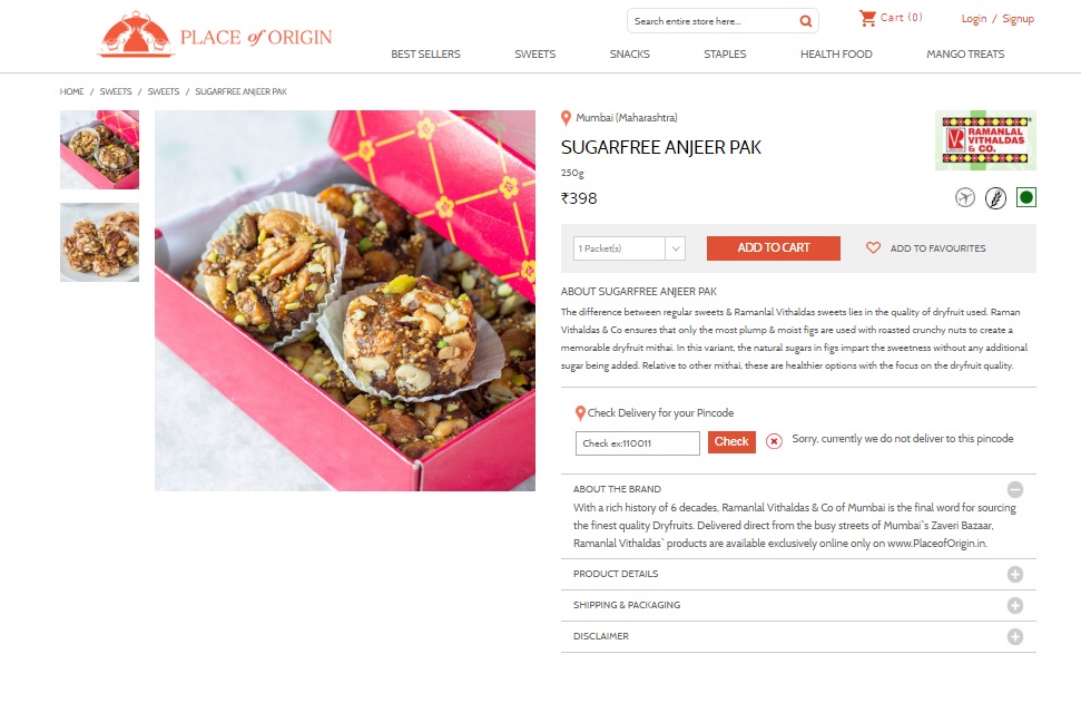 Order Your Favourite Indian Sweets Online with PlaceofOrigin.in| cherryontopblog.com