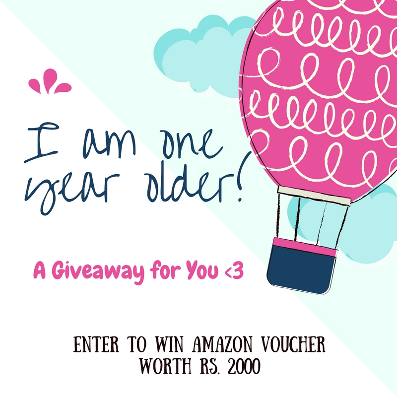One Year Older+ Giveaway For you