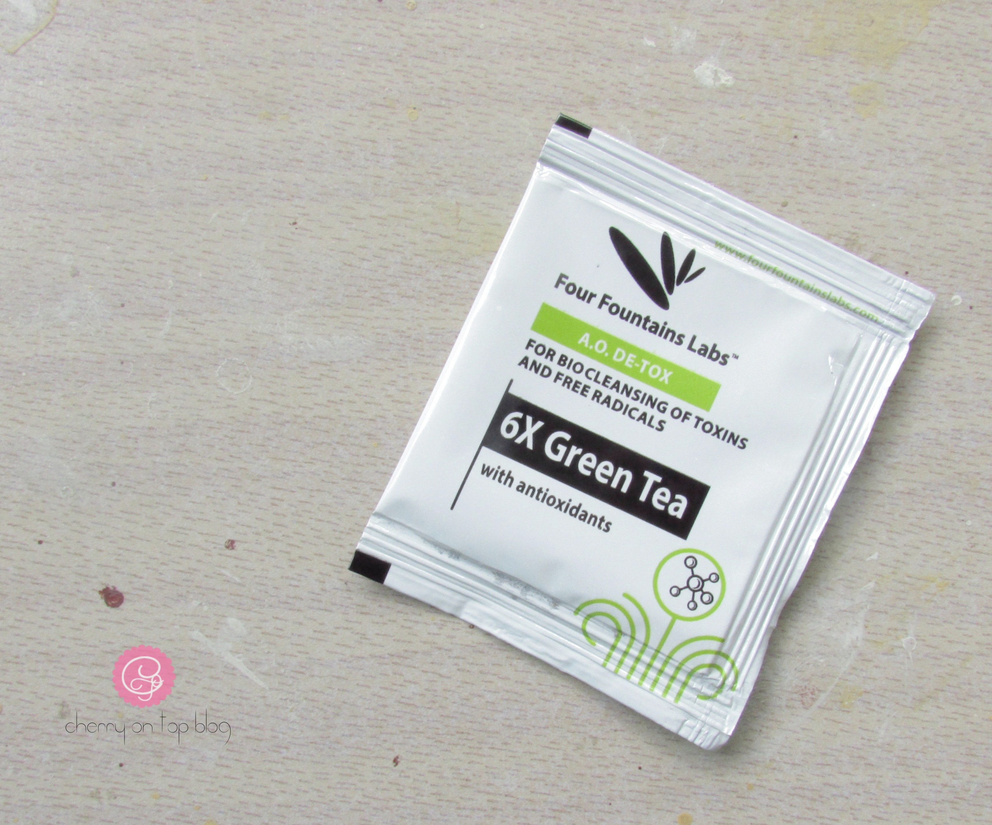 Four Fountains Labs 6X Green Tea Review| Cherry On Top Blog