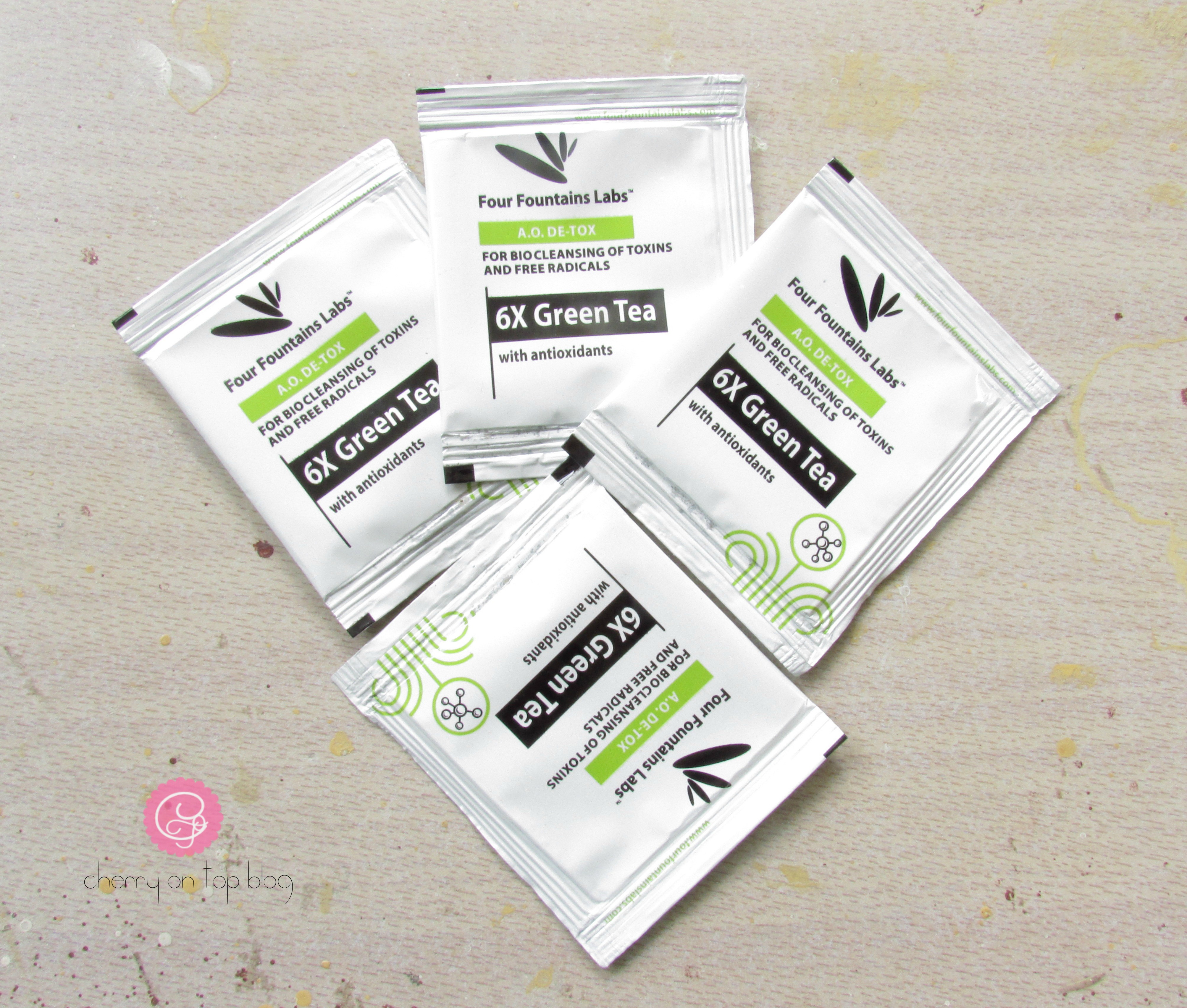 Four Fountains Labs 6X Green Tea Review| Cherry On Top Blog