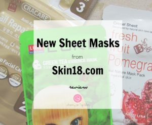 New Skin18.com Sheet Masks Review| Cherry On Top