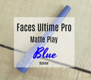 Faces Ultime Pro Matte Play Eyeliner- Blue Review
