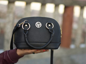 The Little Black Bag Ft. Lino Perros- Lino Perros Black Sling Bag