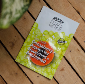 Nykaa Skin Secrets Face Sheet Mask Gooseberry + Papaya Review | Cherry On Top