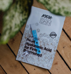 Nykaa Skin Secrets Face Sheet Mask Pearl+Hyaluronic Acid Review | Cherry On Top