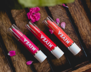 Nivea Coloron Lip Crayons Review and Swatches | Cherry On Top