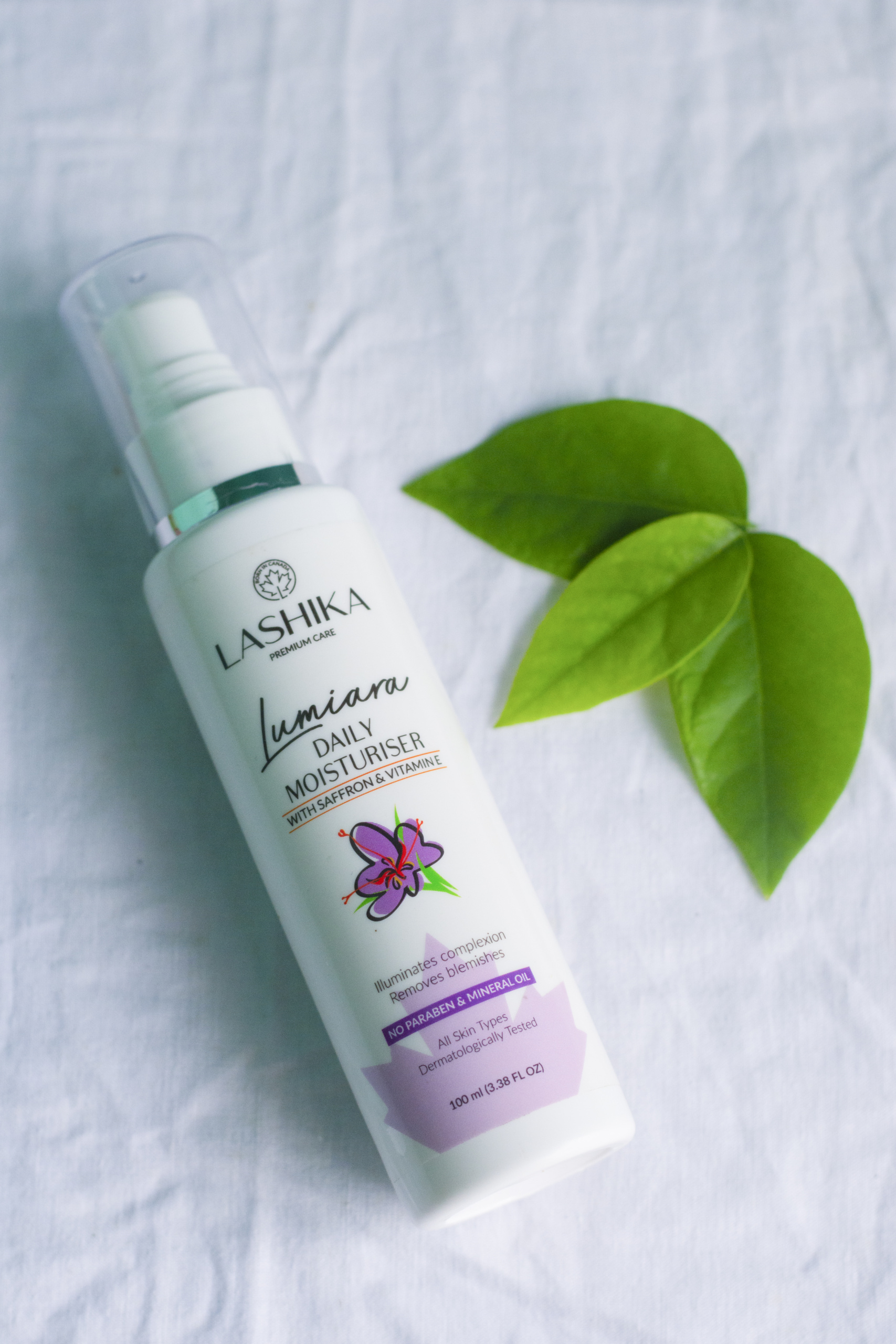 Lashika Lumiara Saffron and Vitamin E Daily Moisturizer | Cherry On Top