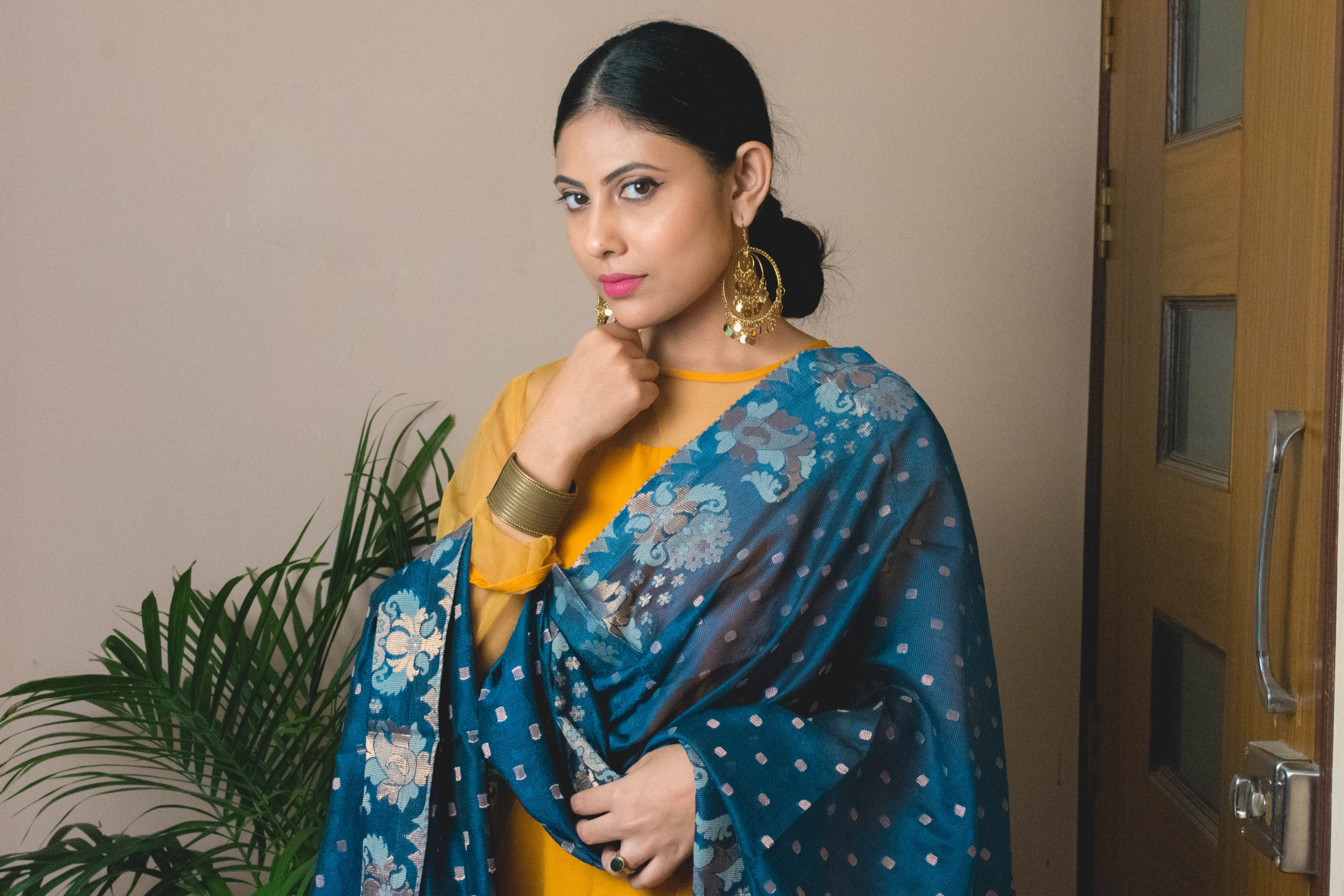 Indian Festive Outfit from Scratch | Omgee Chanderi Dupatta | Cherry On Top