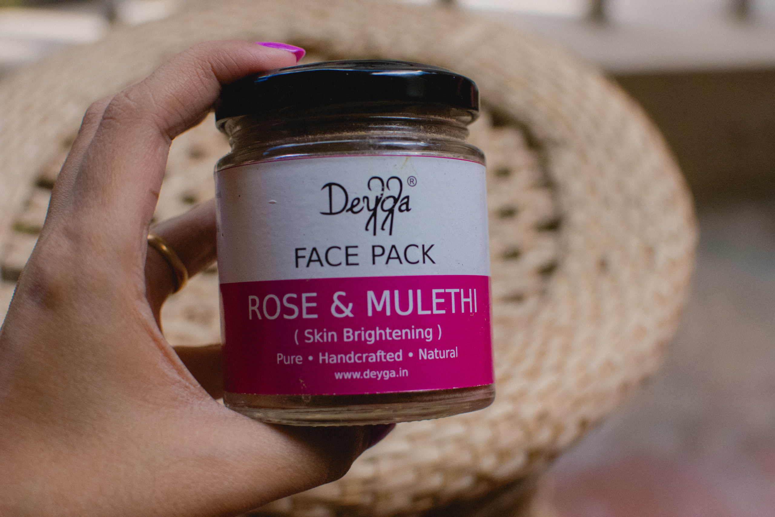 Deyga Rose and Mulethi Face Pack Review | Cherry On Top Blog