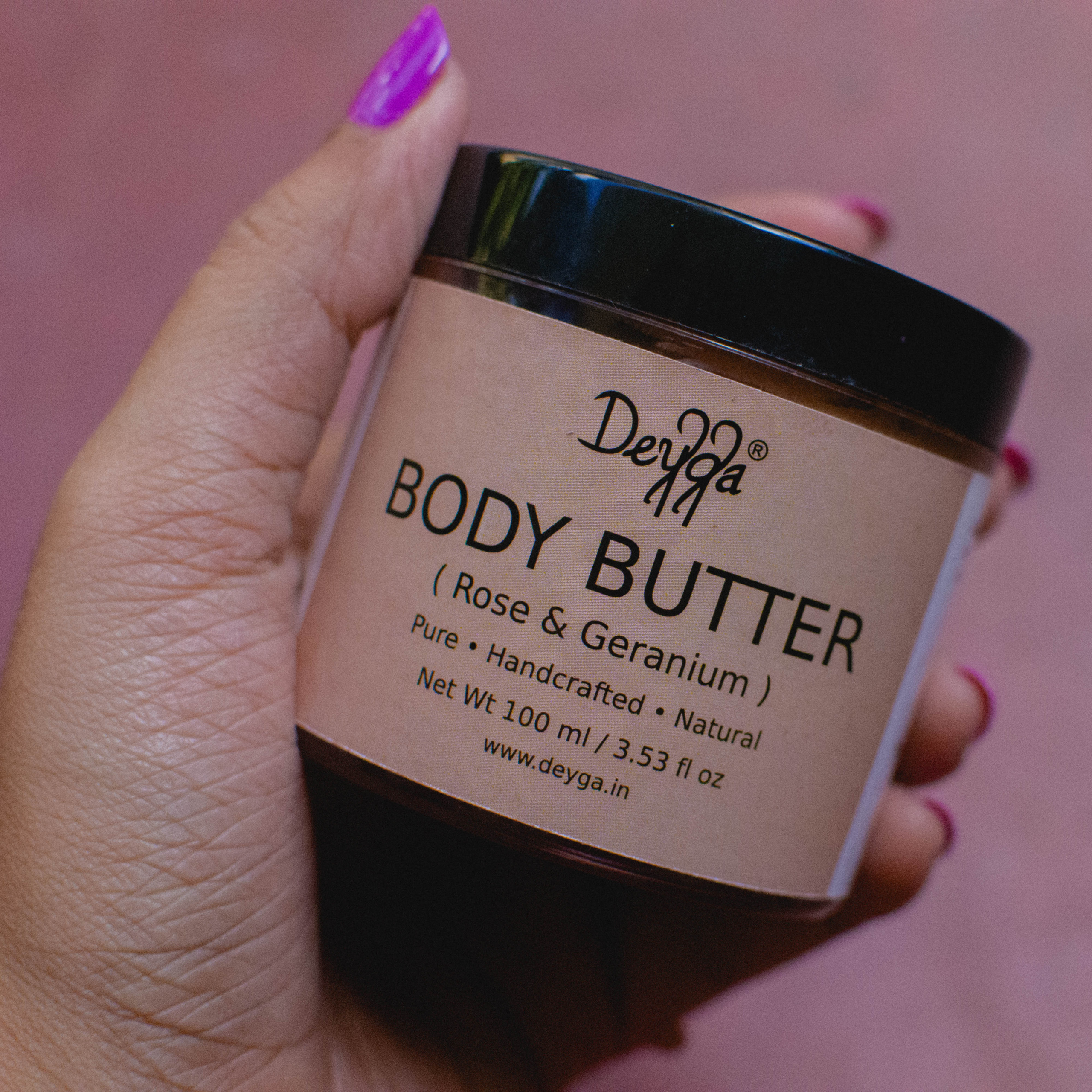 Deyga Rose and Geranium Body Butter | Cherry On Top