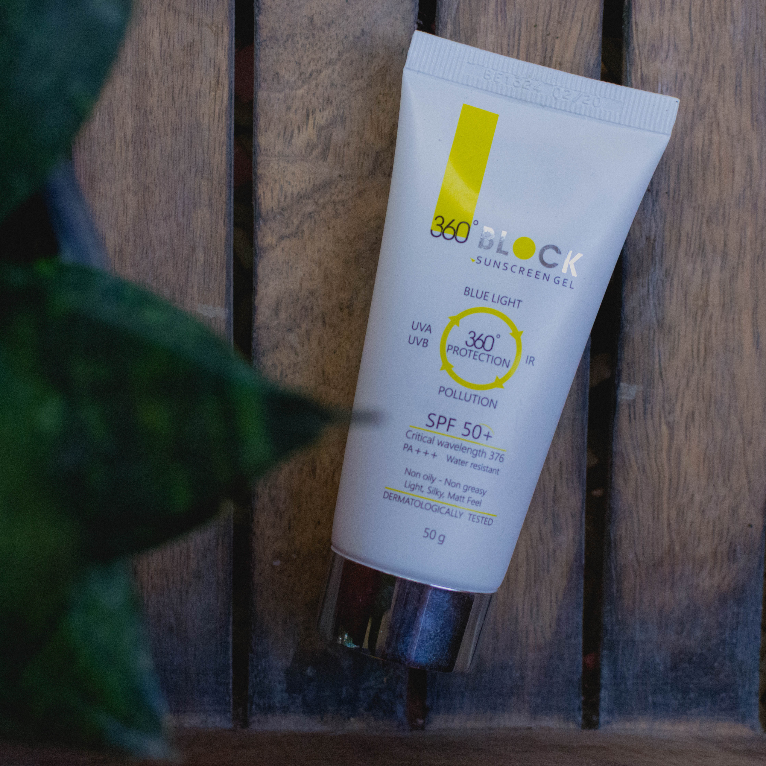 360° Block Sunscreen Gel SPF 50+ by Ethicare Remedies Review | The Best Sunscreen for Oily Skin | Cherry On Top Blog