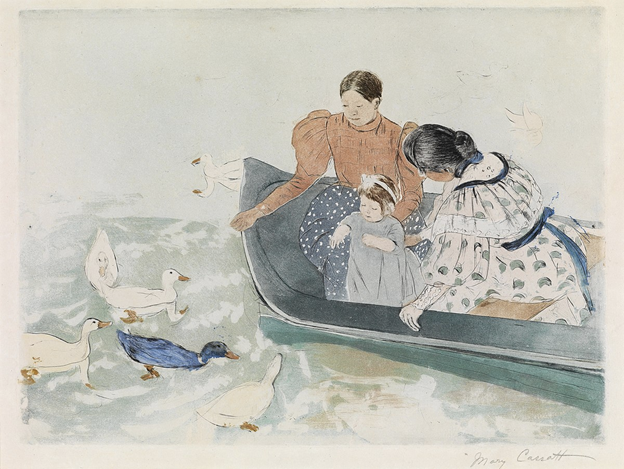 Feeding the Ducks by Mary Cassatt 1896