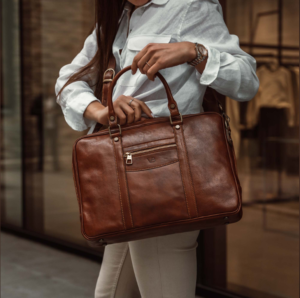 leather work bags for women