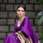 different ways to style a pure silk kanchipuram saree