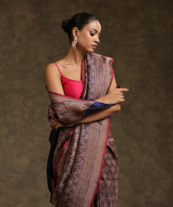 banarasi saree styling- cherry on top blog