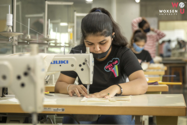 B.Des fashion designing at Woxsen University