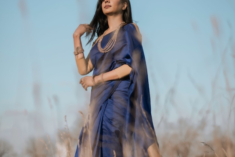 Designer Satin Silk Saree Endless Color Option Bridal Bridesmaids Wear Sari  Blouse Party Wear Satin Saree Stitched Blouse&pre-draped 