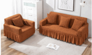 Designer Jacquard Sofa Cover in India